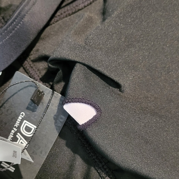 Daci Plus Size V Neck Tankini with Skirt Two Piece Bathing Suit Size 20W - Picture 10 of 16